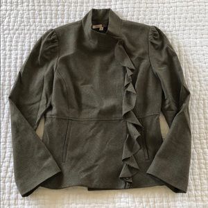 Lela Rose hunter green jacket